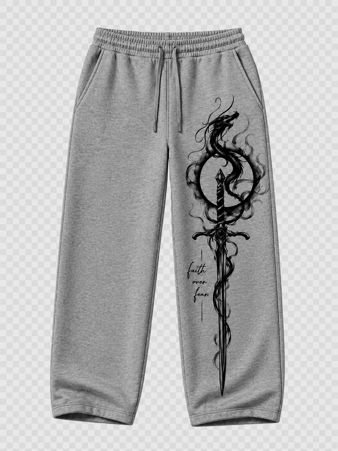 Faith Over Fear Sweatpants/ Straight Fit lower