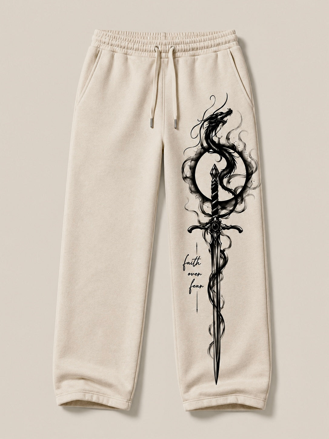 Faith Over Fear Sweatpants/ Straight Fit lower