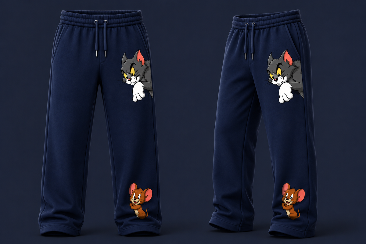 Tom & Jerry Sweatpants/ Straight Fit