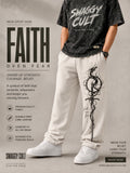 Faith Over Fear Sweatpants/ Straight Fit lower